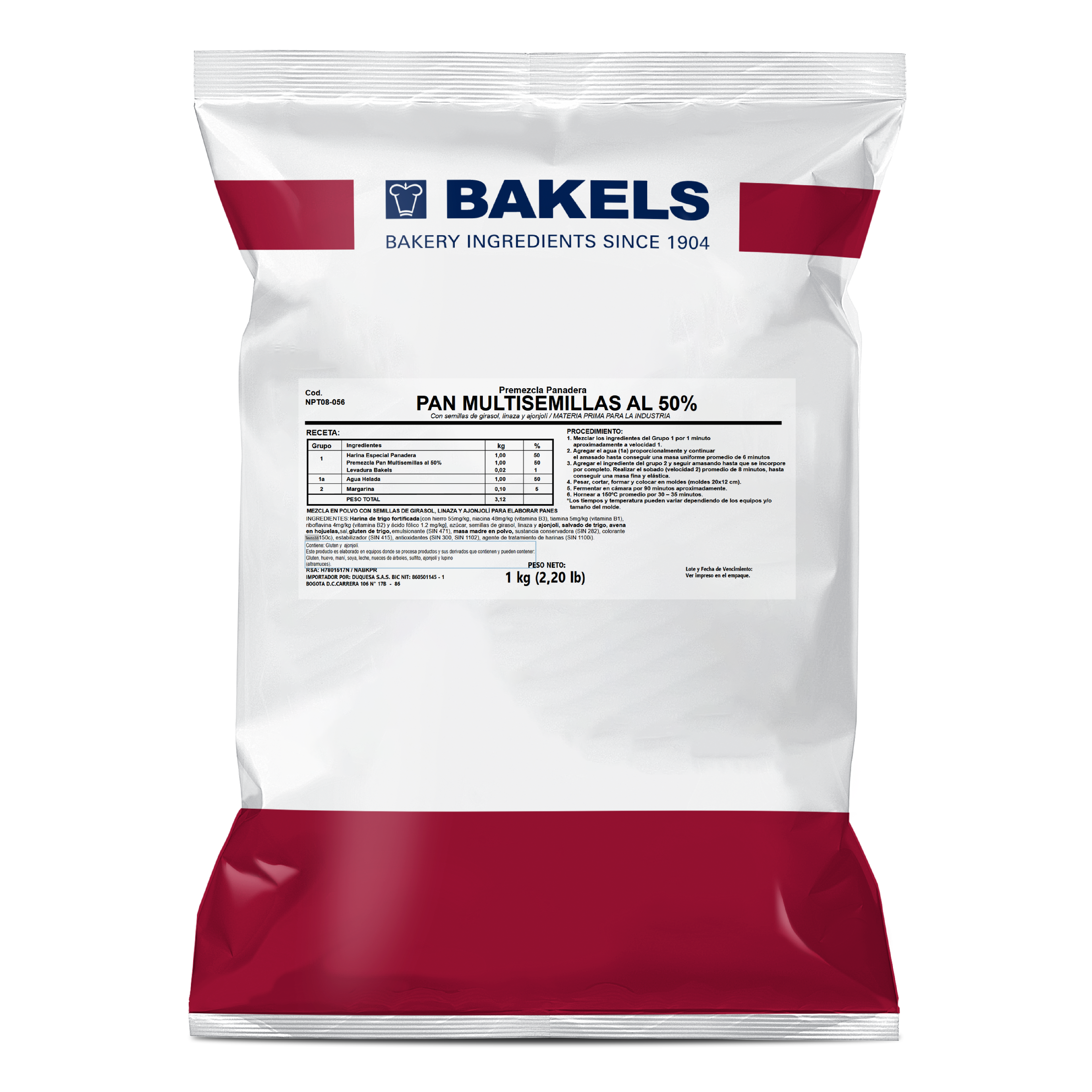 Pan Multisemillas al 50%